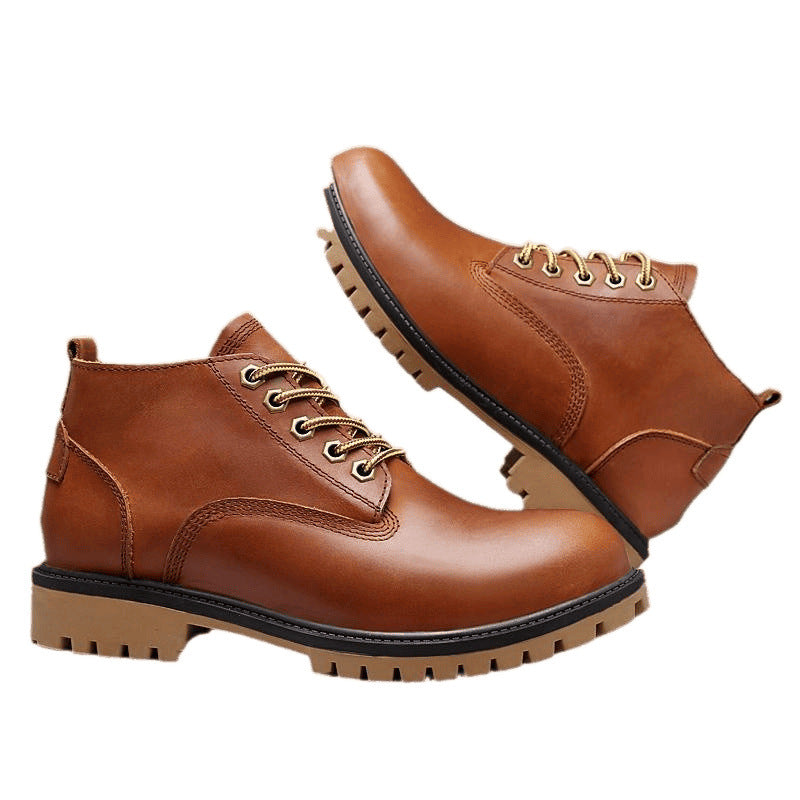 Chaussures Rehaussantes En Cuir