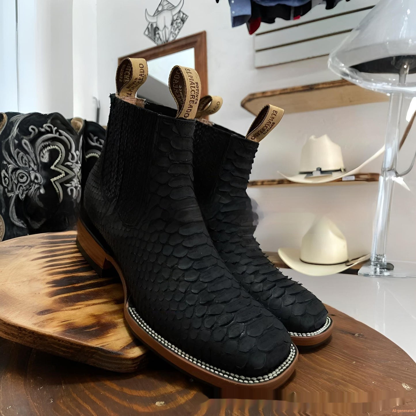 Bottines Style Vintage