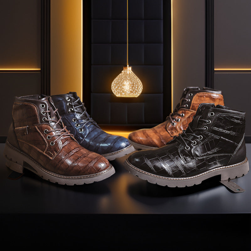 Bottes Martin Rétro Zippées