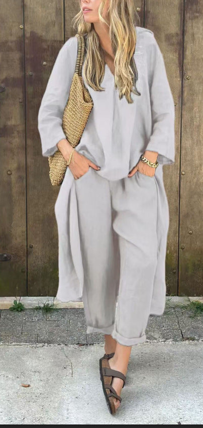 Ensemble 2 pièces à manches longues.