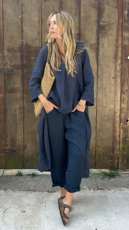 Ensemble 2 pièces à manches longues.