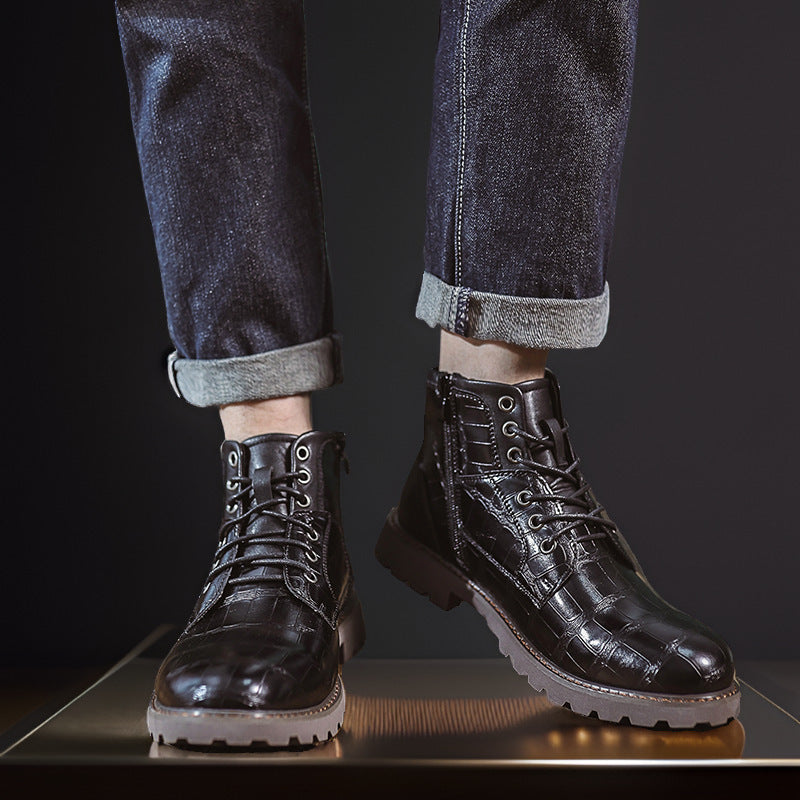 Bottes Martin Rétro Zippées