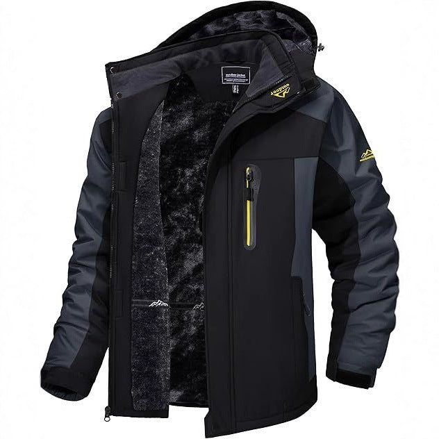 Casual Hooded Warm Cotton Coat Men