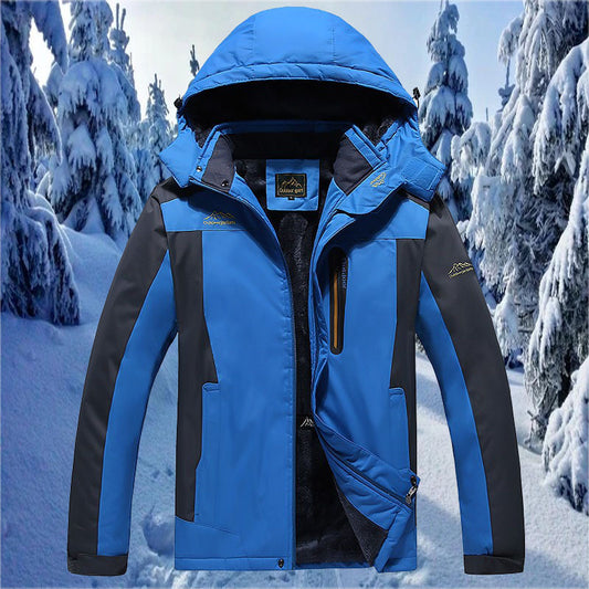 Casual Hooded Warm Cotton Coat Men