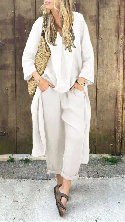 Ensemble 2 pièces à manches longues.