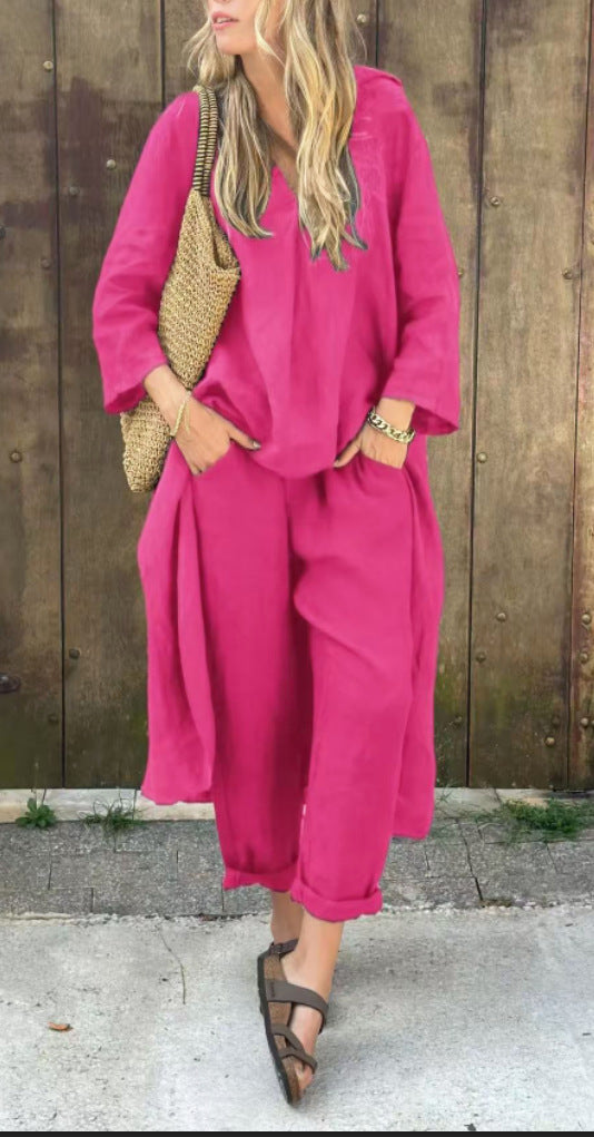 Ensemble 2 pièces à manches longues.