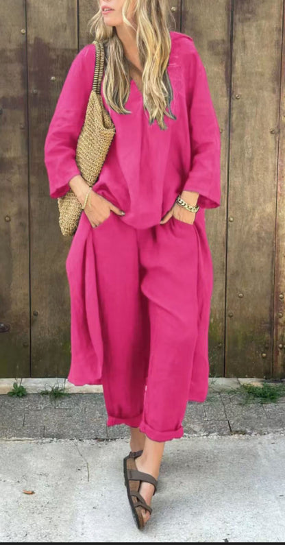 Ensemble 2 pièces à manches longues.